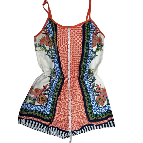 Jealous‎ Tomato Floral Print Romper Sleeveless Casual Summer Outfit L - Picture 1 of 4